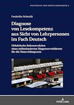 Diagnose Von Lesekompetenz Aus Sicht Von Lehrpersonen Im Fach Deutsch
