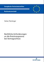 Rechtliche Anforderungen an die Preistransparenz bei Vertragsschluss