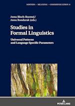 Studies in Formal Linguistics