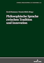 Philosophische Sprache Zwischen Tradition Und Innovation