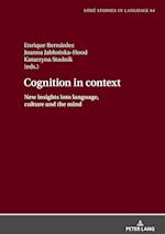 Cognition in context
