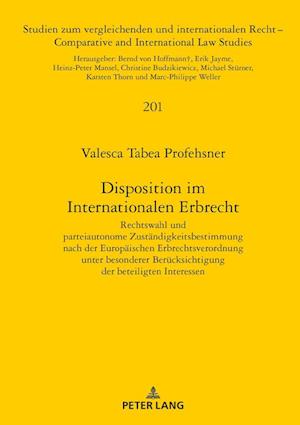 Disposition Im Internationalen Erbrecht