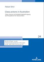 Class actions in Australien