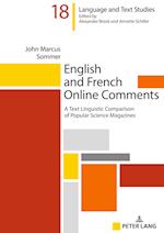English and French Online Comments