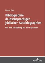 Bibliographie deutschsprachiger jüdischer Autobiographien; Von der Aufklärung bis zur Gegenwart