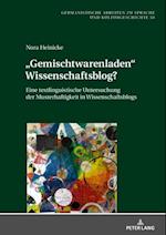 «Gemischtwarenladen» Wissenschaftsblog?