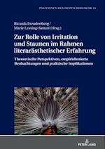 Zur Rolle von Irritation und Staunen im Rahmen literaraesthetischer Erfahrung