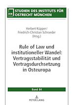 Rule of Law und institutioneller Wandel