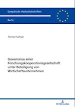 Governance einer Forschungskooperationsgesellschaft unter Beteiligung von Wirtschaftsunternehmen