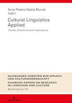 Cultural Linguistics Applied