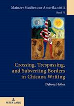 Crossing, Trespassing, and Subverting Borders in Chicana Writing