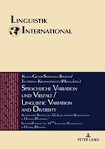 Sprachliche Variation und Vielfalt / Linguistic Variation and Diversity