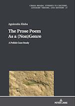 The Prose Poem As a (Non)Genre