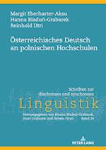 Oesterreichisches Deutsch an Polnischen Hochschulen