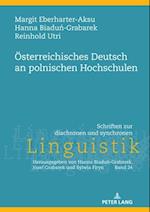 Oesterreichisches Deutsch an polnischen Hochschulen