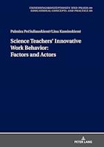 Science Teachers' Innovative Work Behavior