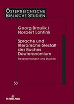 Sprache und literarische Gestalt des Buches Deuteronomium