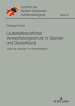 Lauterkeitsrechtlicher Verwechslungsschutz in Spanien und Deutschland