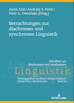 Betrachtungen Zur Diachronen Und Synchronen Linguistik