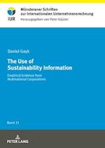 Use of Sustainability Information