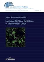Language Rights of the Citizen of the European Union