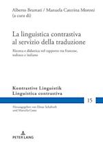 La Linguistica Contrastiva Al Servizio Della Traduzione