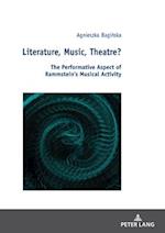 Literature, Music, Theatre?