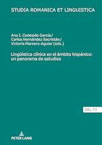 Lingueística clínica en el ámbito hispánico