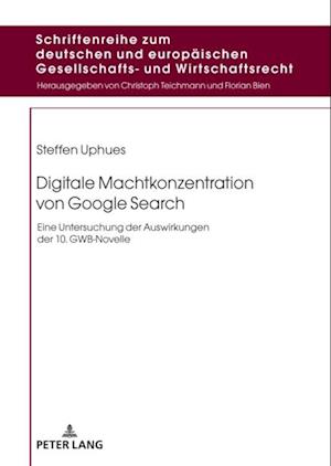 Digitale Machtkonzentration von Google Search