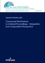 Consensual Procedures in Criminal Law ¿ Comparative Perspective