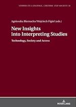 New Insights into Interpreting Studies.