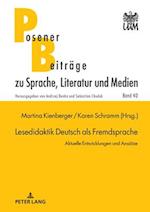 Lesedidaktik Deutsch ALS Fremdsprache