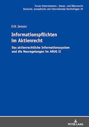 Informationspflichten im Aktienrecht