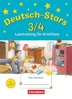 Deutsch-Stars 3/4. Lesetraining für Krimifans