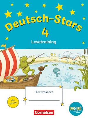 Deutsch-Stars - BOOKii-Ausgabe - 4. Schuljahr. Lesetraining - Übungsheft mit Lösungen