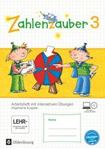 Zahlenzauber 3. Schuljahr - Allgemeine Ausgabe - Arbeitsheft mit interaktiven Übungen auf scook.de
