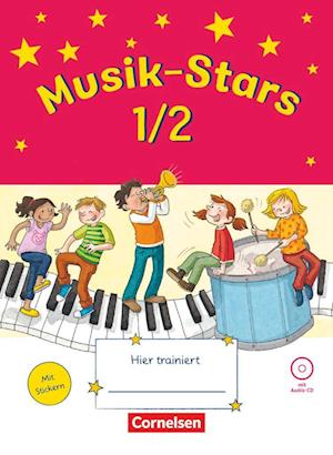 Musik-Stars - Grundwissen 1./2. Schuljahr - Übungsheft mit Lösungen und Audio-CD