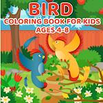 Bird Coloring Book for Kids Ages 4-8