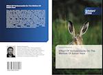 Effect Of Verbascoside On The Welfare Of Italian Hare