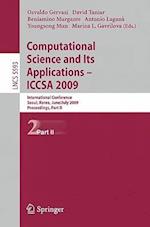 Computational Science and Its Applications – ICCSA 2009