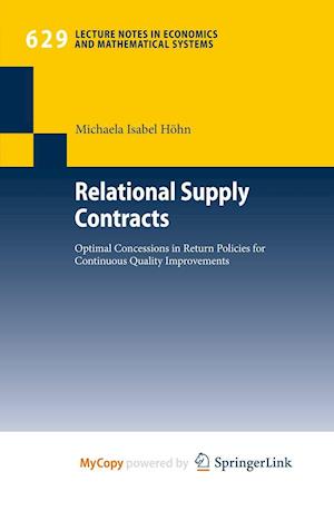 Relational Supply Contracts