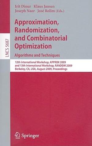 Approximation, Randomization, and Combinatorial Optimization. Algorithms and Techniques