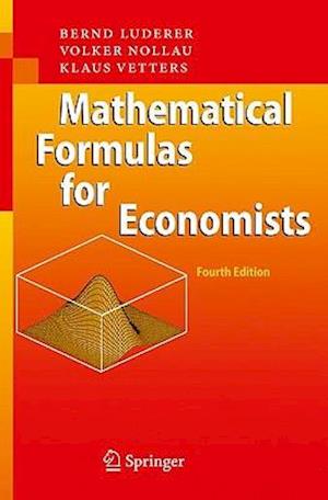 Mathematical Formulas for Economists