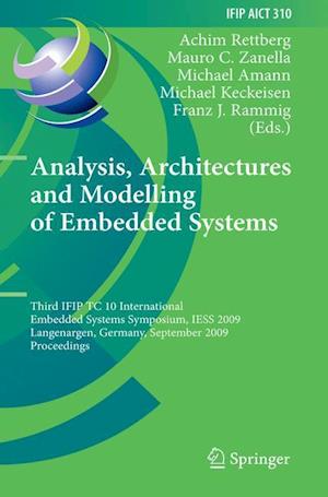 Analysis, Architectures and Modelling of Embedded Systems