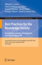 Best Practices for the Knowledge Society. Knowledge, Learning, Development and Technology for All