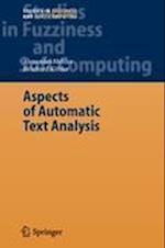 Aspects of Automatic Text Analysis