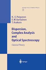 Dispersion, Complex Analysis and Optical Spectroscopy