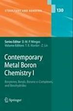 Contemporary Metal Boron Chemistry I