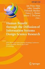 Human Benefit through the Diffusion of Information Systems Design Science Research