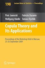 Copula Theory and Its Applications